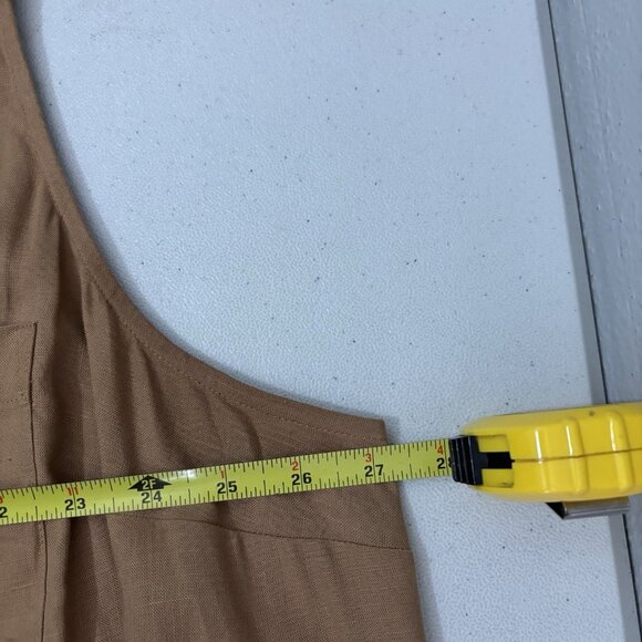 Torrid Harper Linen Pullover Tank Top V Neck Tan Brown Size 3X - Picture 7 of 9